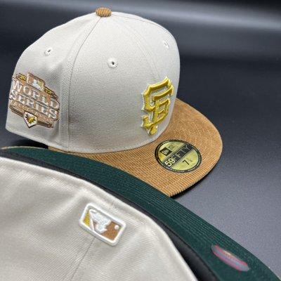 SF Giants Gray/Tan Corduroy w/'12 WS Side Patch