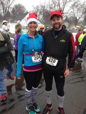 The Caroler 5K run- December 21, 2013. My very first 5K!