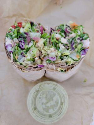 El Jefe Wrap (cilantro lime dressing)