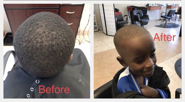 Kids haircut