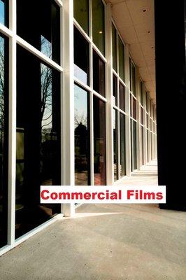 We offer commercial window tinting.