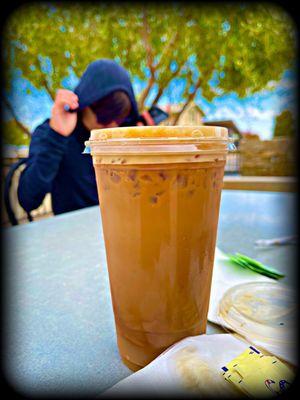 Oatmilk cold brew. Still the best coffee in Madera. And better than a majority in Fresno!