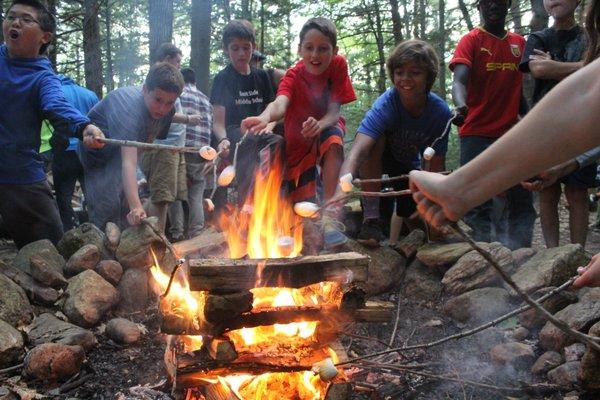 Roasting Marshmallows at the Campfire