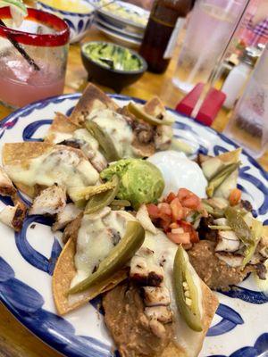 Fajita Chicken Nachos. These were amazing!!!