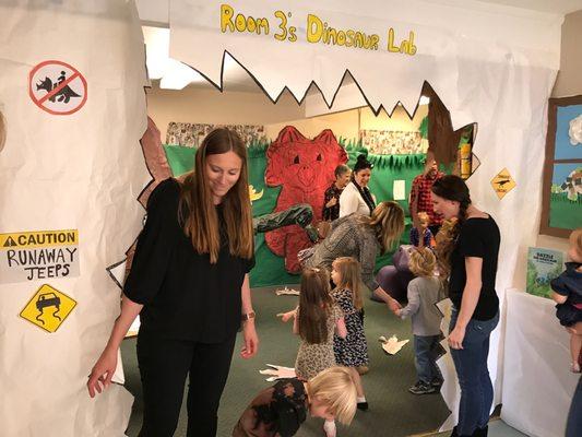 My daughter's two-year-old room for the Science Walk!