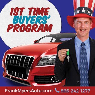 YES, we have a 1st time buyers program! Call 866-242-1277 to get pre-qualified