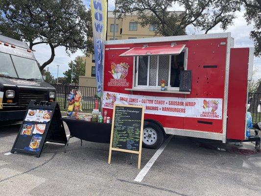 Concession food trailer