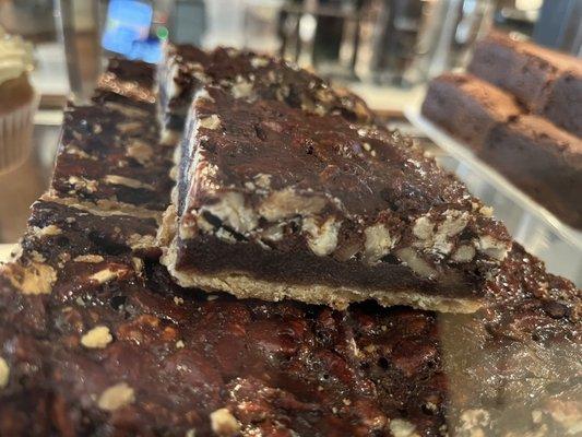 The incomparable Dark Chocolate Pecan Square