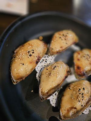 Baked mussels