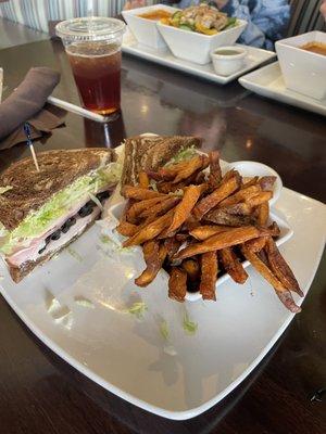 The Backyard Hand Cut Sweet Potato Fries