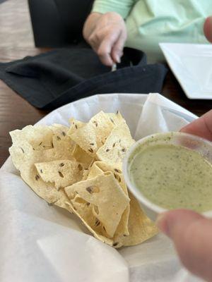 Indian chips and dip lol I do not know the official  name they are so good though