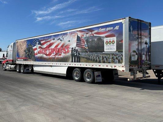 Military design wrapped trailer!