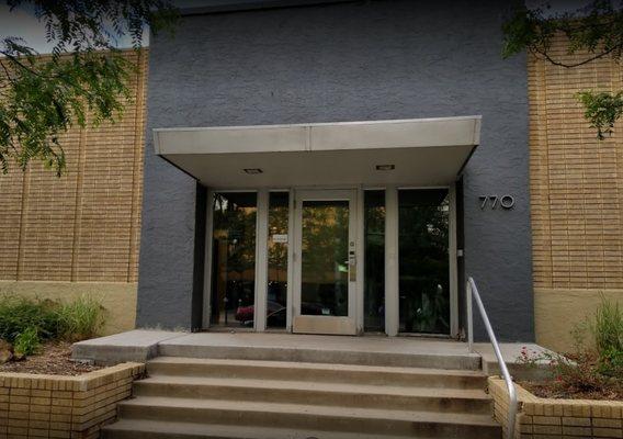 Front door to Payroll Vault