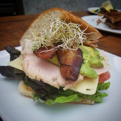 Turkey Alfalfa Sandwich with House Roasted Turkey