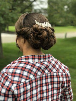 Bridal hair