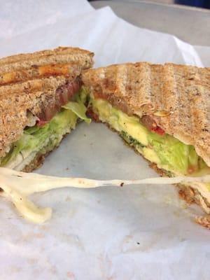 Turkey pesto with avo (avocado) and tomato