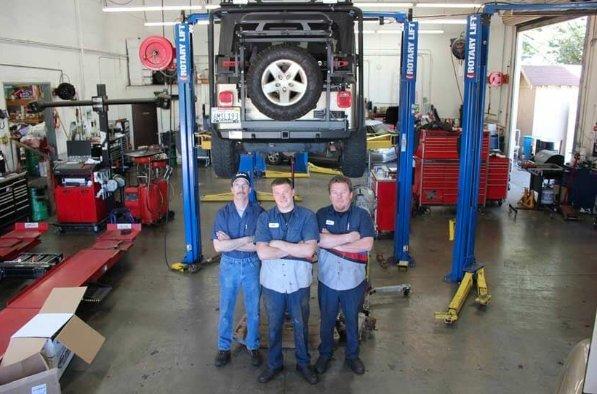 Part of our team of certified mechanics.