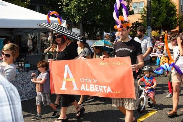 Kids Parade starts at 11AM at NE 15th!