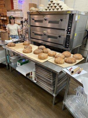 Wonderful steam ovens made delicious sourdough