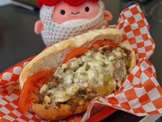 2. Belly Buster Cheesesteak Deluxe Sandwich :D