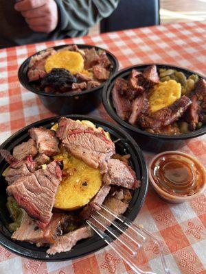 Brisket and Rib tip Soul Bowl