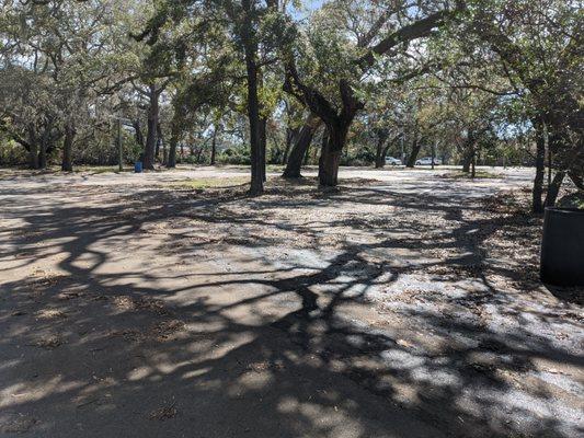 Parking at the Bayou Texar Boat Ramp, Pensacola