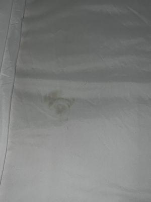 Stain on sheet