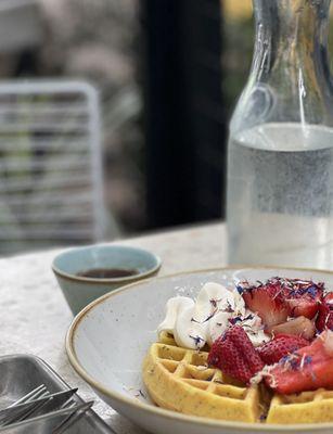 Poppyseed waffles