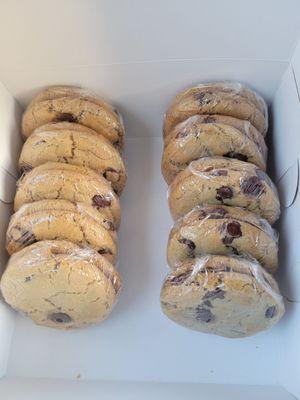 My order of chocolate chip cookies (yes I'm obsessed)