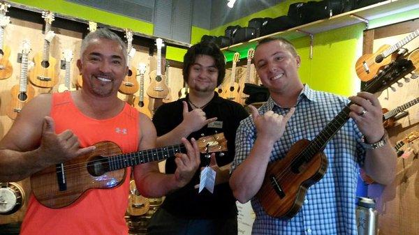 The Dog Whisperer, Mr. Cesar Millan, jammin on his new Mele Ukulele.