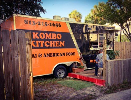 Kombo Kitchen is a "permanent" food truck...but don't let that fool you!  To die for Thai!!