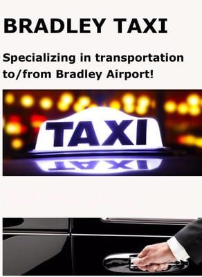 Taxi and car service to and from Bradley international airport