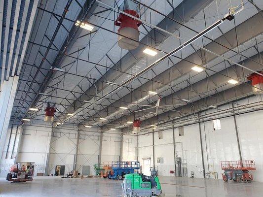 Hangar lighting