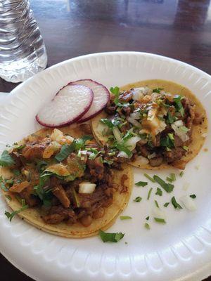 Dos tacos de pastor