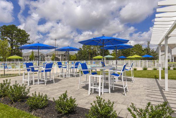 Poolside Patio with Grills