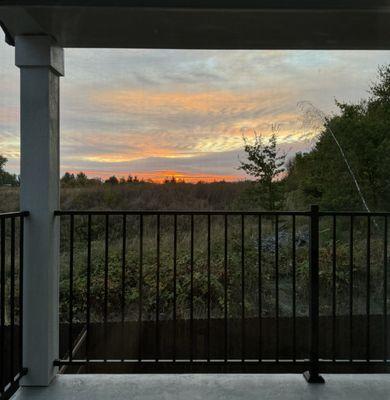 Sunrise from my new home!