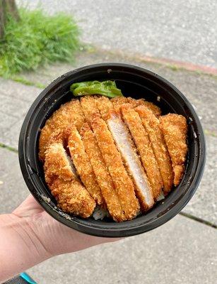 Crispy Chicken Katsu Donburi ($13)