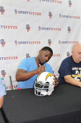 LaDainian Tomlinson Signing at Sports Fever