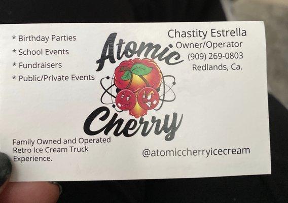 Atomic Cherry Ice Cream