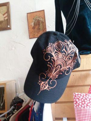 Cool henna inspired hats and clothing