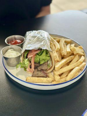 Traditional Greek Gyro