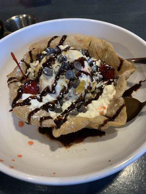 Fried ice cream