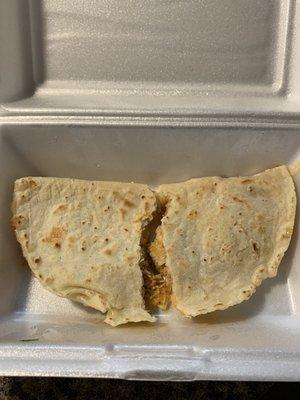 Chicken Corn Quesadilla