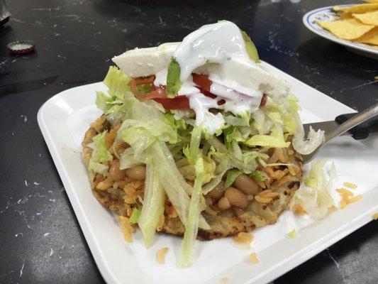 Sope with beans and rice substituted instead of meat.