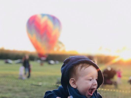 Greenville's hot air balloon festival and victory cup polo match