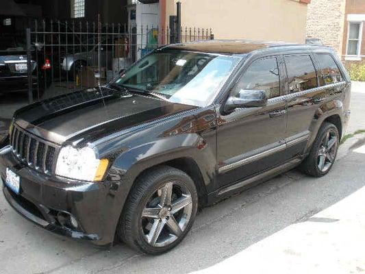 2006 SRT-8 CUSTOM WHEELS AND UPPER HOOD / BLACK CHROME...