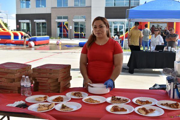 Clear Creek ER celebrating with our employees.