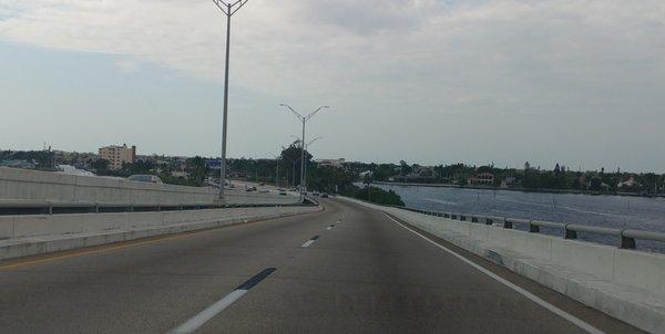 Crossing the Cape Coral Bridge