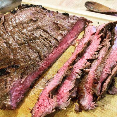 Grilled Flank Steak. Meat purchased from @SyronsMarket.