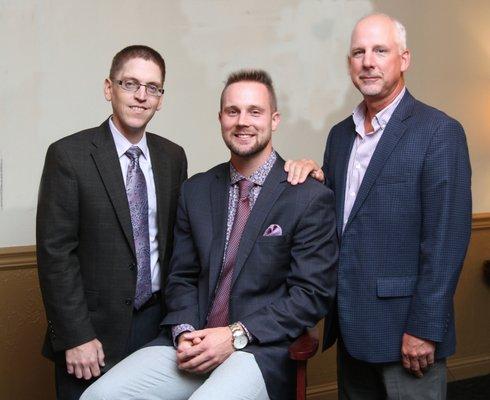 Brock Shaffer (funeral director) Seth Beardsley (funeral intern) Kevin Beardsley (funeral director)